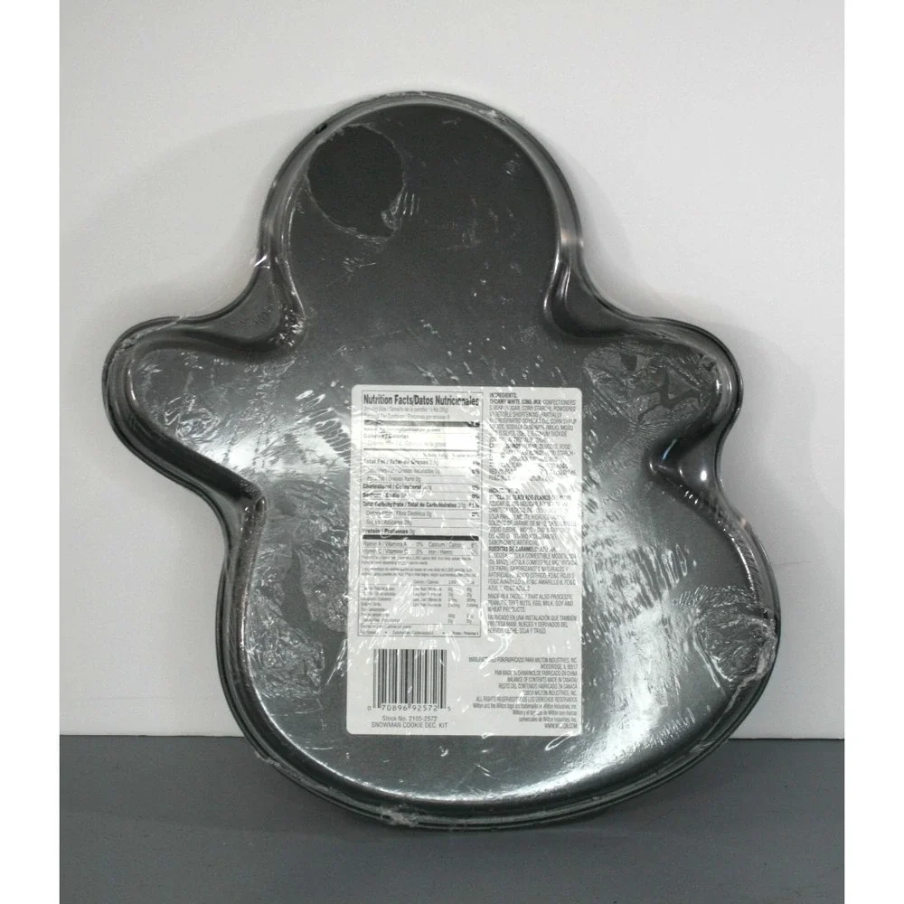 Wilton Snowman Cookie‎ Decorating Kit Pan Non Stick Winter Holiday